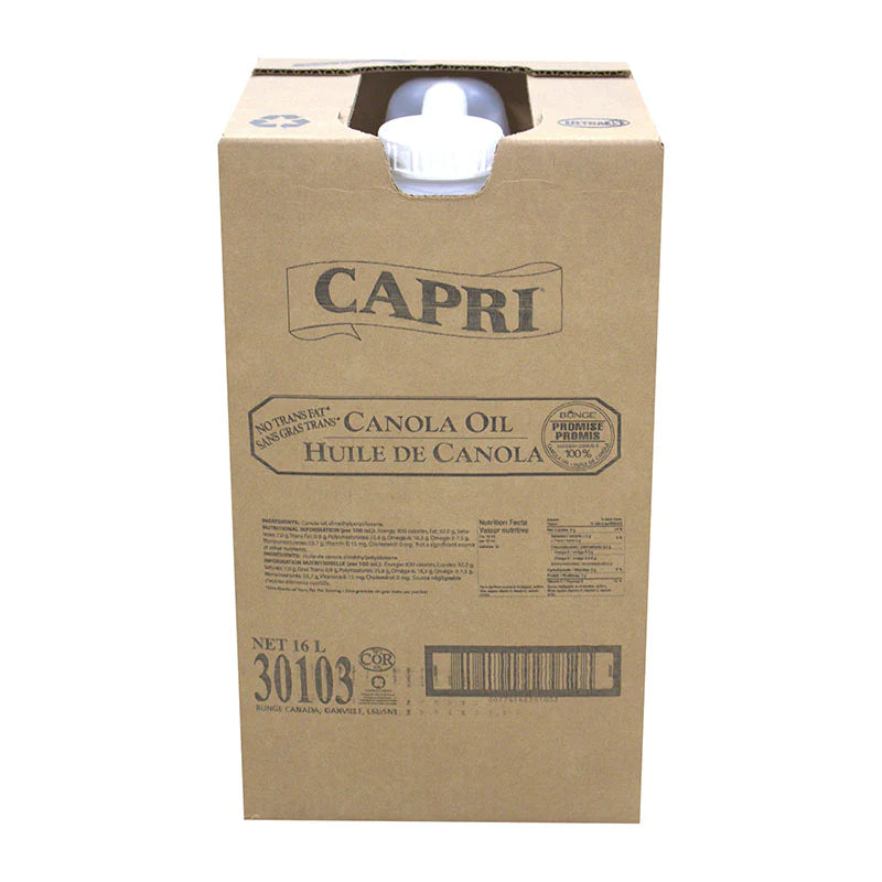Capri 芥花籽油16L/Box – Bond Supply Chain