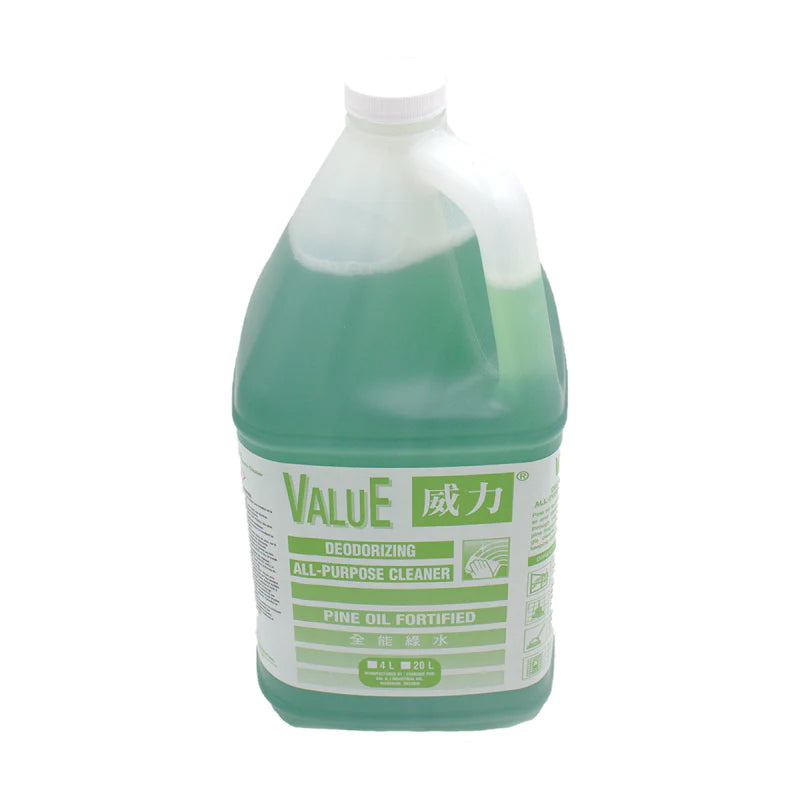 威力全效清洁剂,全能绿水 4*4L